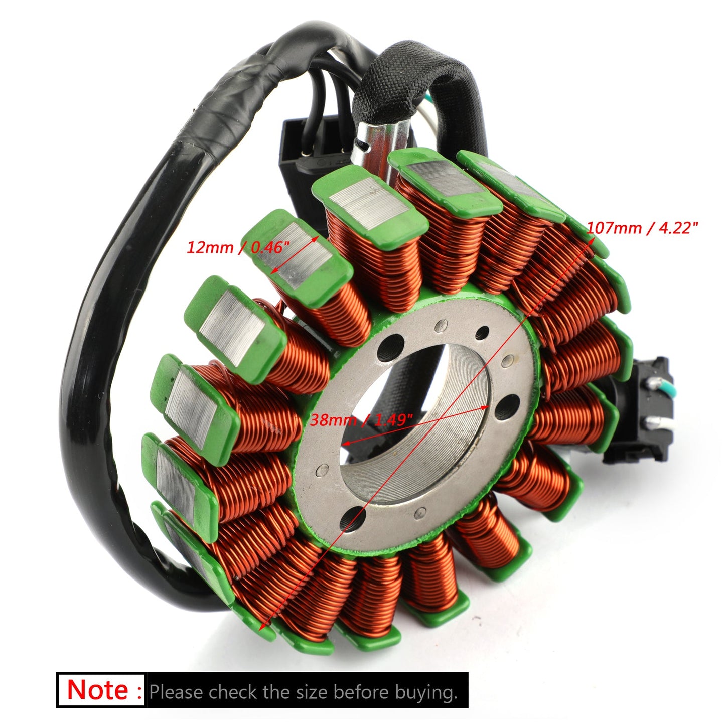 Generator Stator Coil 18 Poles For Kawasaki EX300 EX250 Ninja 13-17 ER250 ER300 Fedex