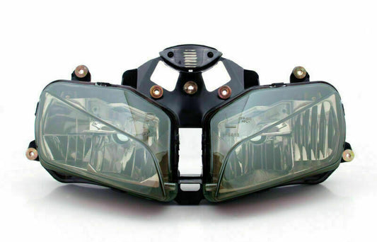 Headlamp Headlight Guard Protector Grill Smoke For Honda CBR600RR 2003-2006