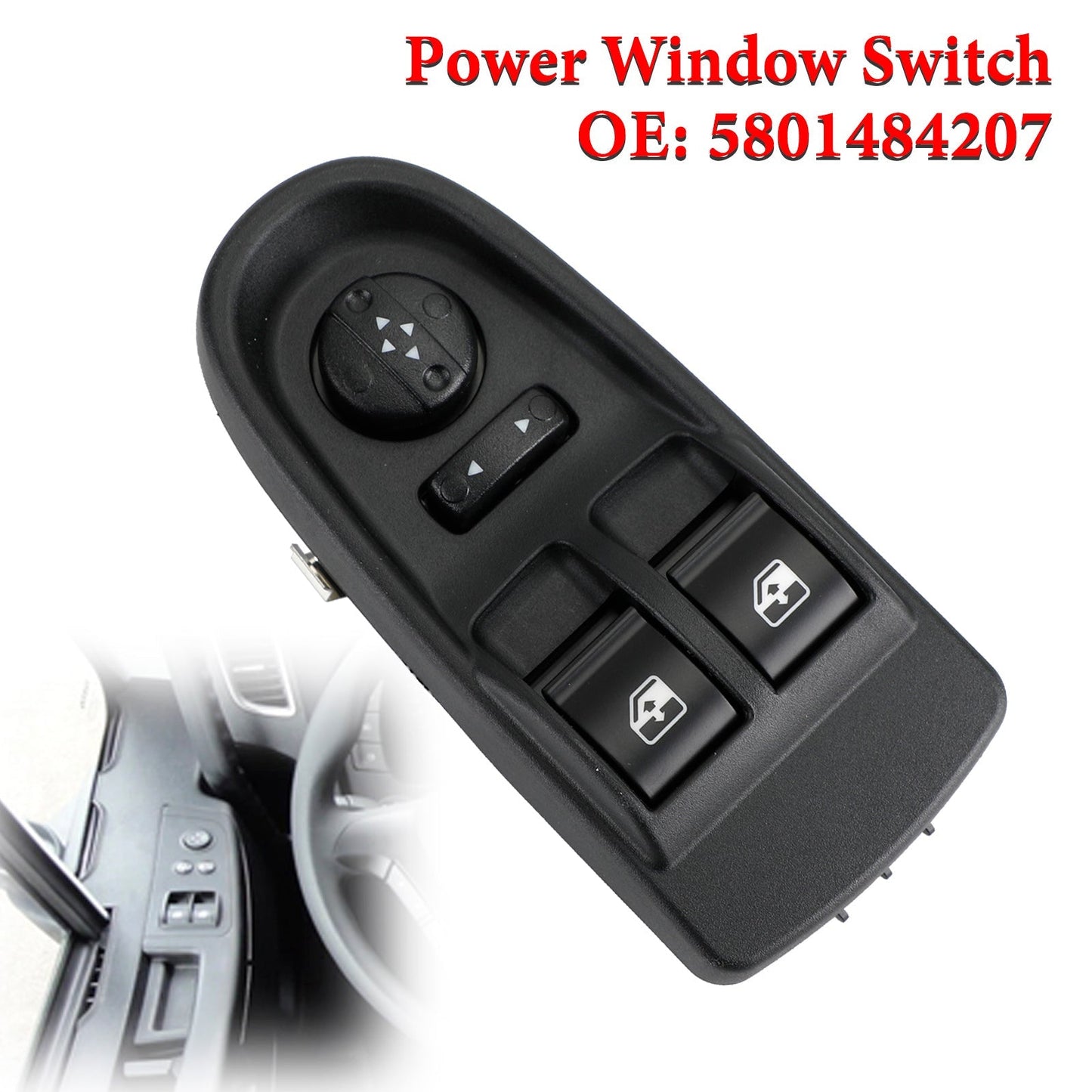 2011-2014 IVECO DAILY MK5 Power Window Switch 5801484207 5801399646