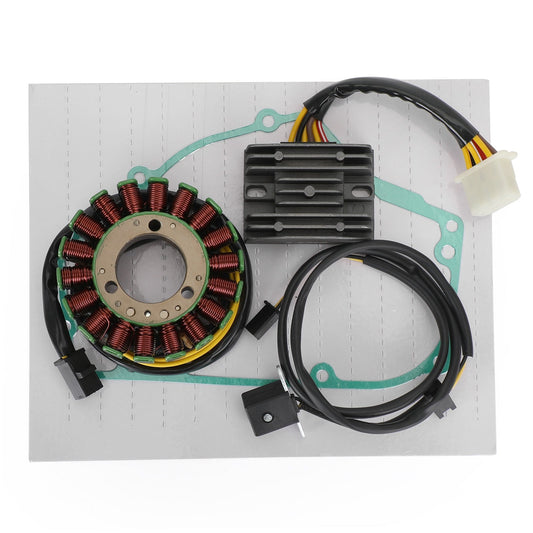 86-07 Kawasaki Ninja 250 Elininator 250 GPx250R ZZR250 Magneto Coil Stator + Voltage Regulator + Gasket Assy