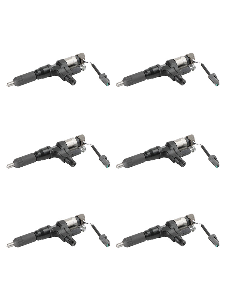 Hino 3.8L 4.7L 5.0L 6.5L 7.7L 6PCS Fuel Injectors 095000-6593 CB84034501S 095000-6594