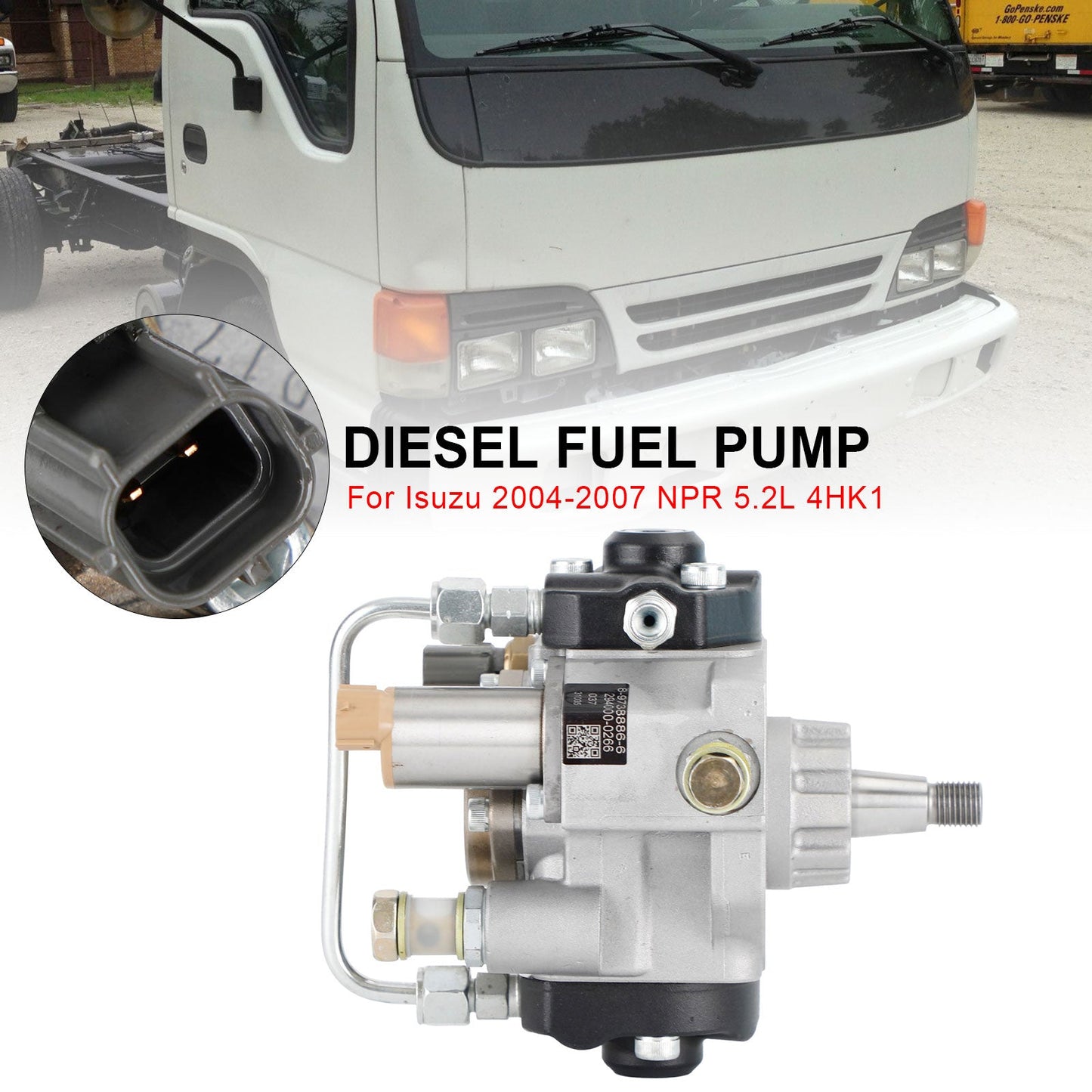 Isuzu 2004-2007 NPR 5.2L 4HK1 Diesel Fuel Pump 294000-0266 2901238860 97328886 Fedex Express