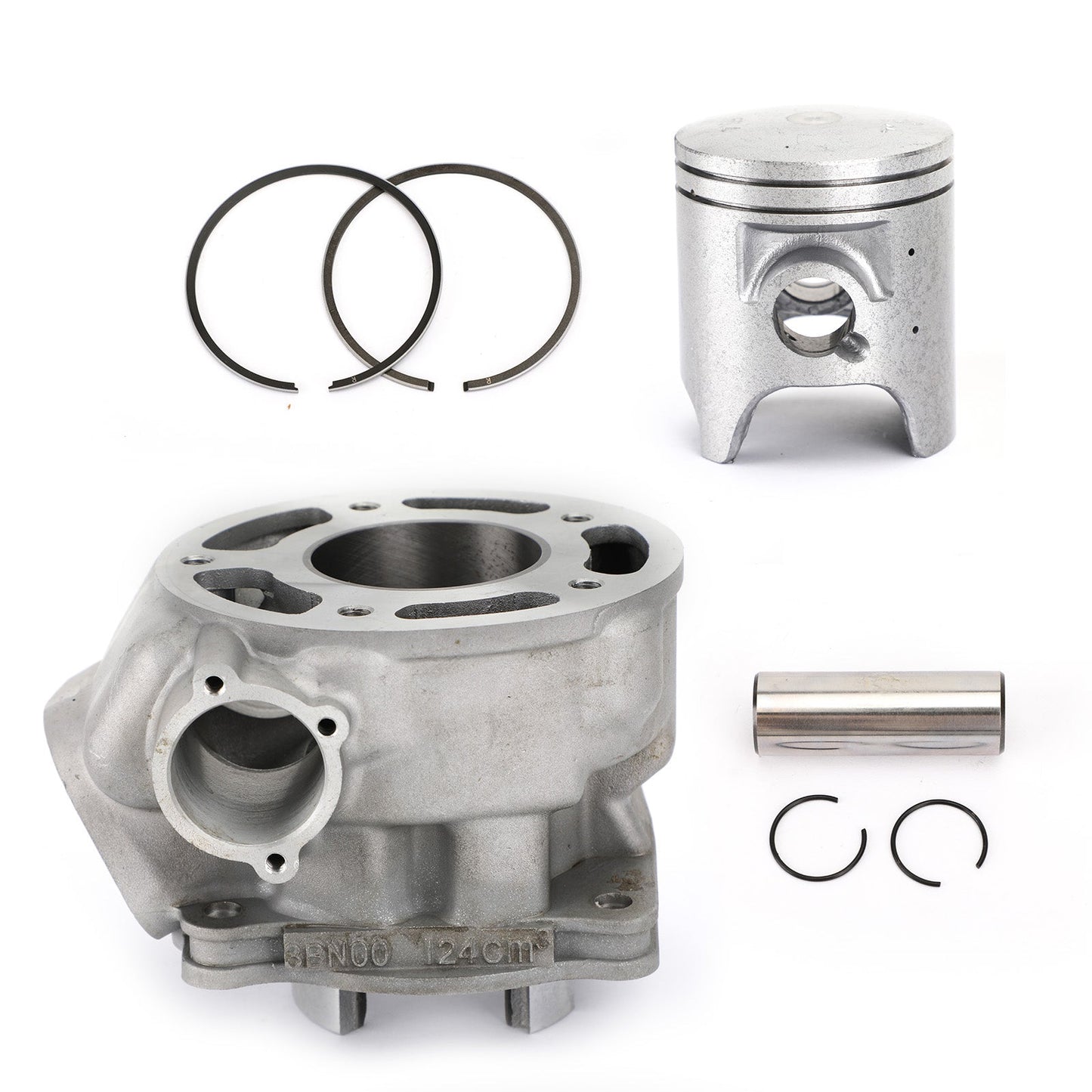 56.4mm Cylinder Jug Piston Kit For Yamaha TZR 125 TZR125 2RK 1987-1992