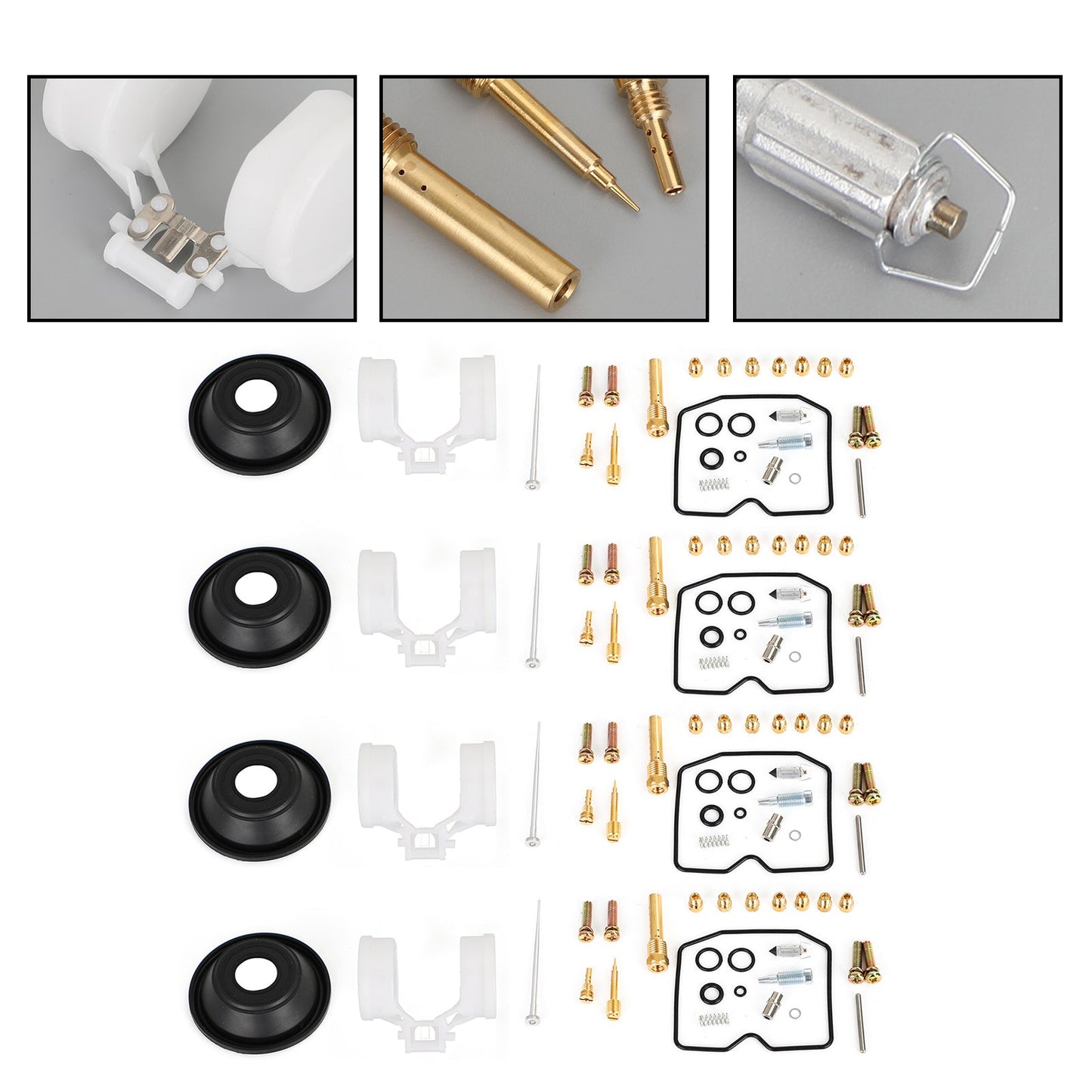 4X Carburetor Carb Rebuild Kit fit for Kawasaki Zephyr ZR750-H / ZR-7 / ZR-7S