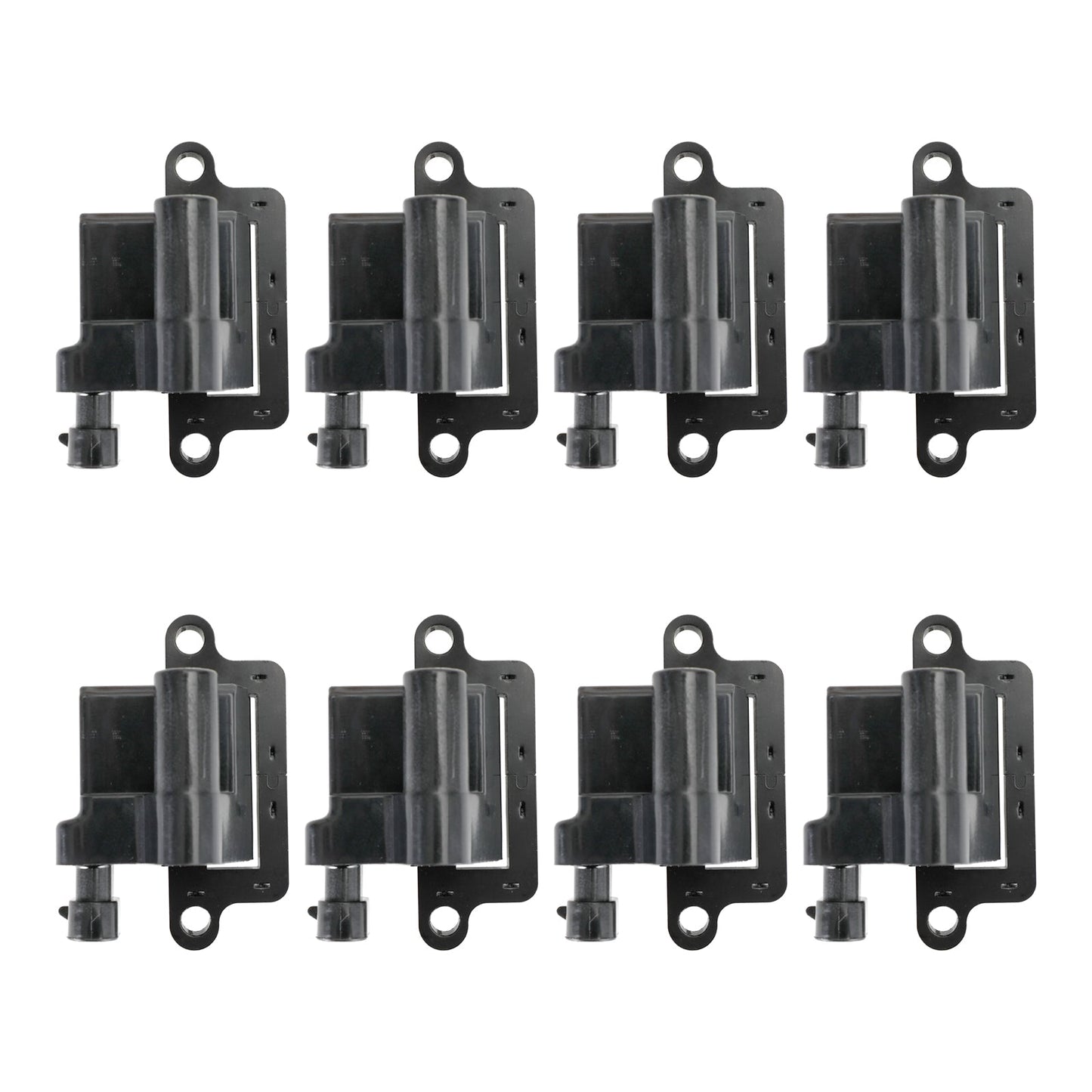 8 Pack Square Ignition Coil & Spark Plug Wire 12556893 12558693 For Chevy GMC 4.8L 5.3L 6.0L 8.1L