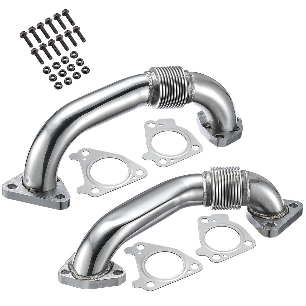 2004-2006 Chevy GMC LLY 6.6L Duramax Diesel Exhaust Up-Pipe Champoo