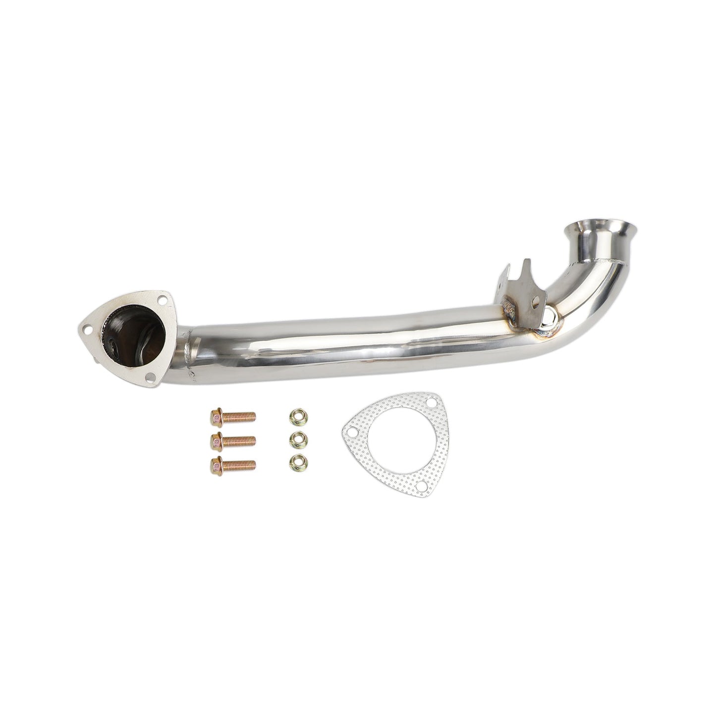 Downpipe Exhaust for 2007-2016 Mini Cooper R55-R61 1.6 Turbo 2.5 inch with 2 O2 sensor bungs Champoo