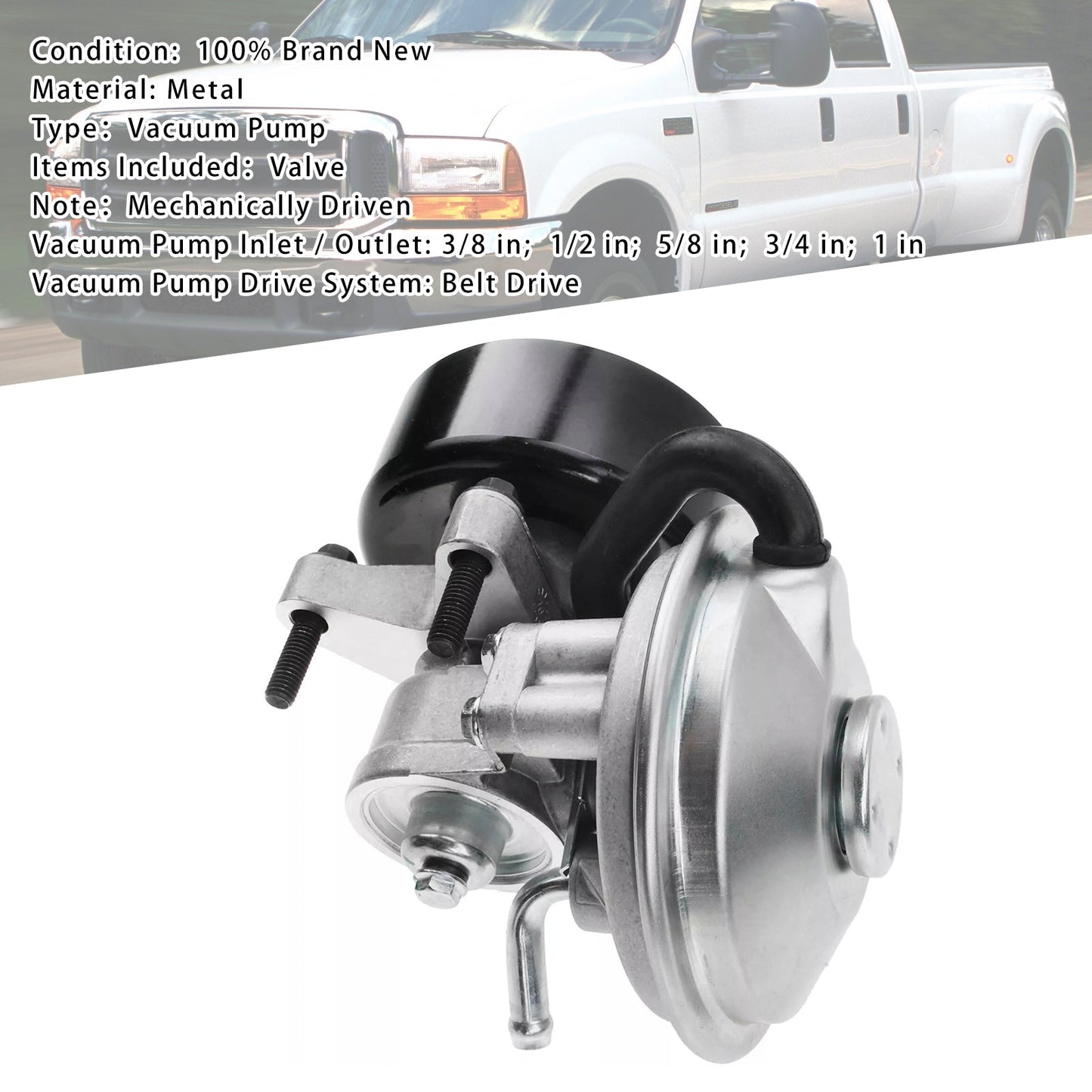 2002 Ford E-550 Econoline V10 6.8L Petrol V8 7.3L Diesel Mechanical Vacuum Pump F6TZ2A451AA