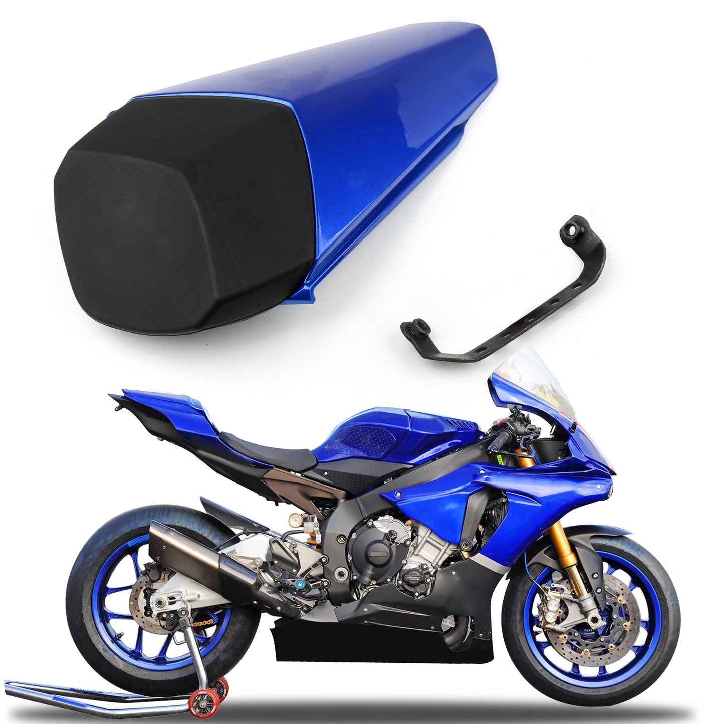 15-20 Yamaha YZF-R1 R1  Rear Seat Cowl Cover Pillion Blue