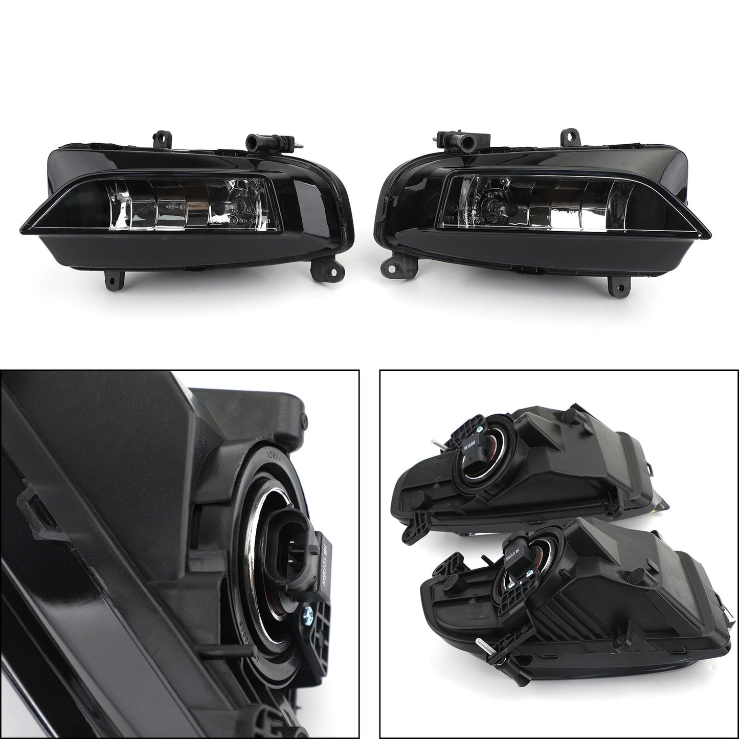 2013-2015 AUDI S4 A4 S-Line B8.5 Pair Front Bumper Halogen Fog Light Lamp 8K0941699C 8K0941700C