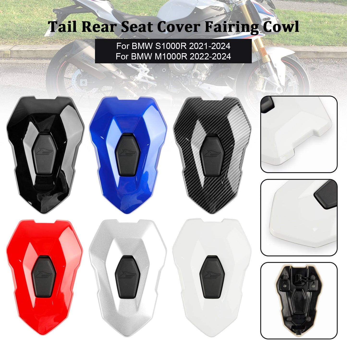 BMW 21-24 S1000R & 22-24 M1000R Tail Rear Seat Cover Fairing Cowl