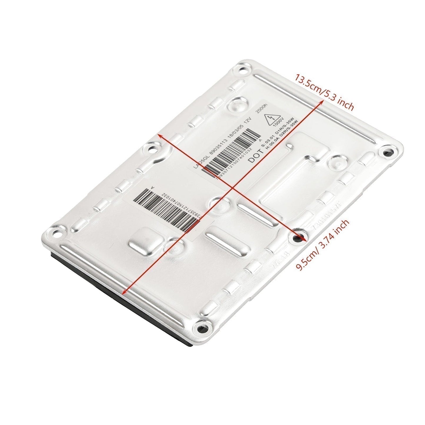 2002-2014 Volvo XC90 I MK I Headlight HID Ballast Control Unit Module 4 PIN 3D0907391B 7701207586 7701207587