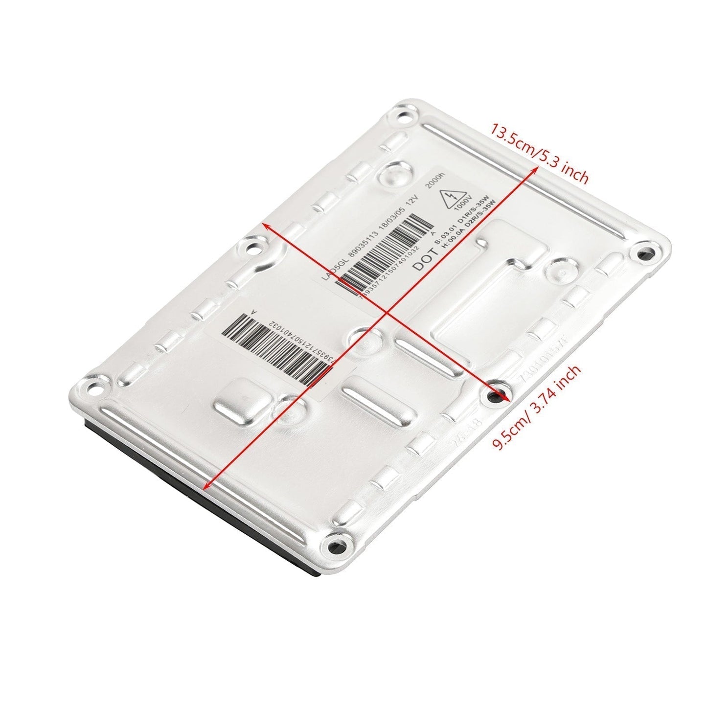 2003/11-2013/01 BMW 1 (E87) Headlight HID Ballast Control Unit Module 4 PIN 3D0907391B 7701207586 7701207587