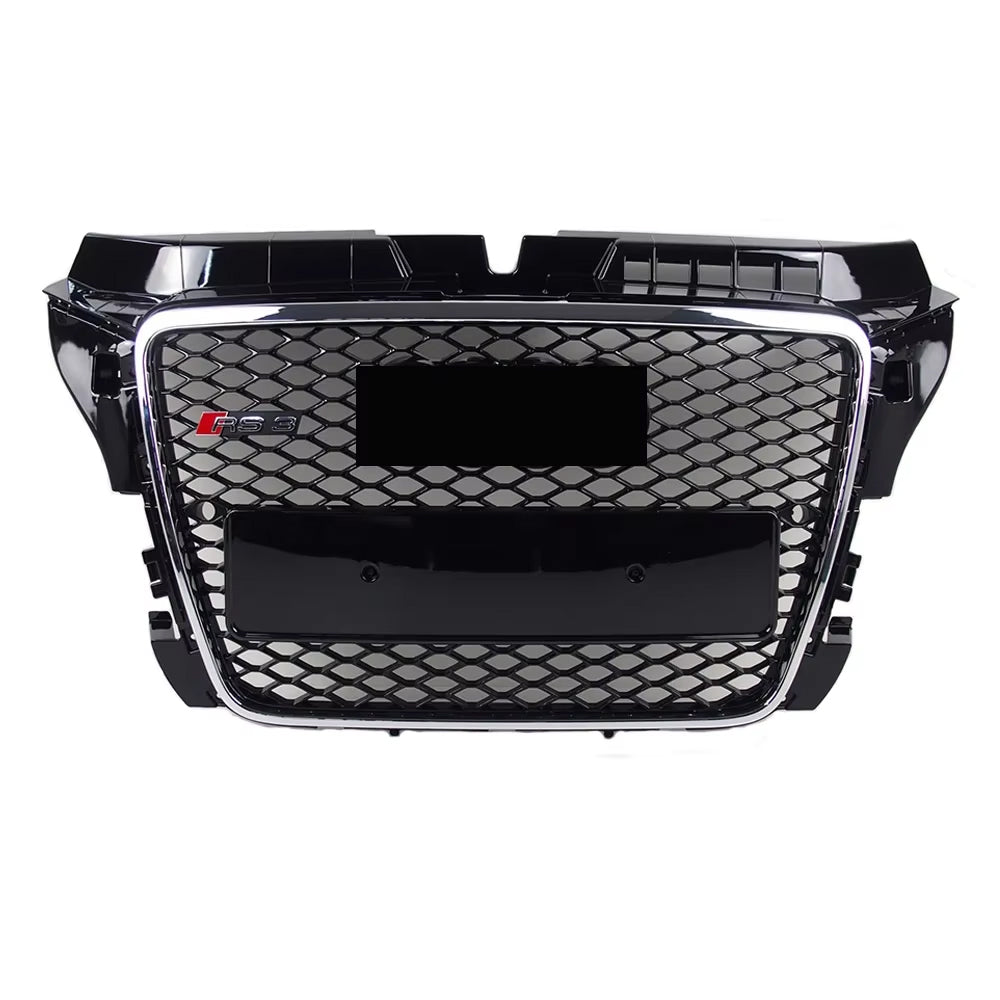 2008-2012 Audi A3 8P To RS3/R3 Honeycomb Style High Quality Grill Front Bumper Grille