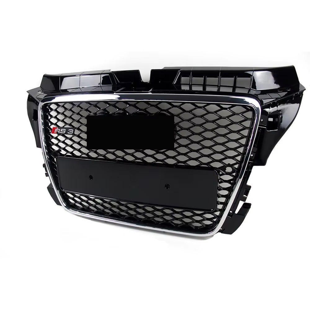 2008-2012 Audi A3 8P To RS3/R3 Honeycomb Style High Quality Grill Front Bumper Grille