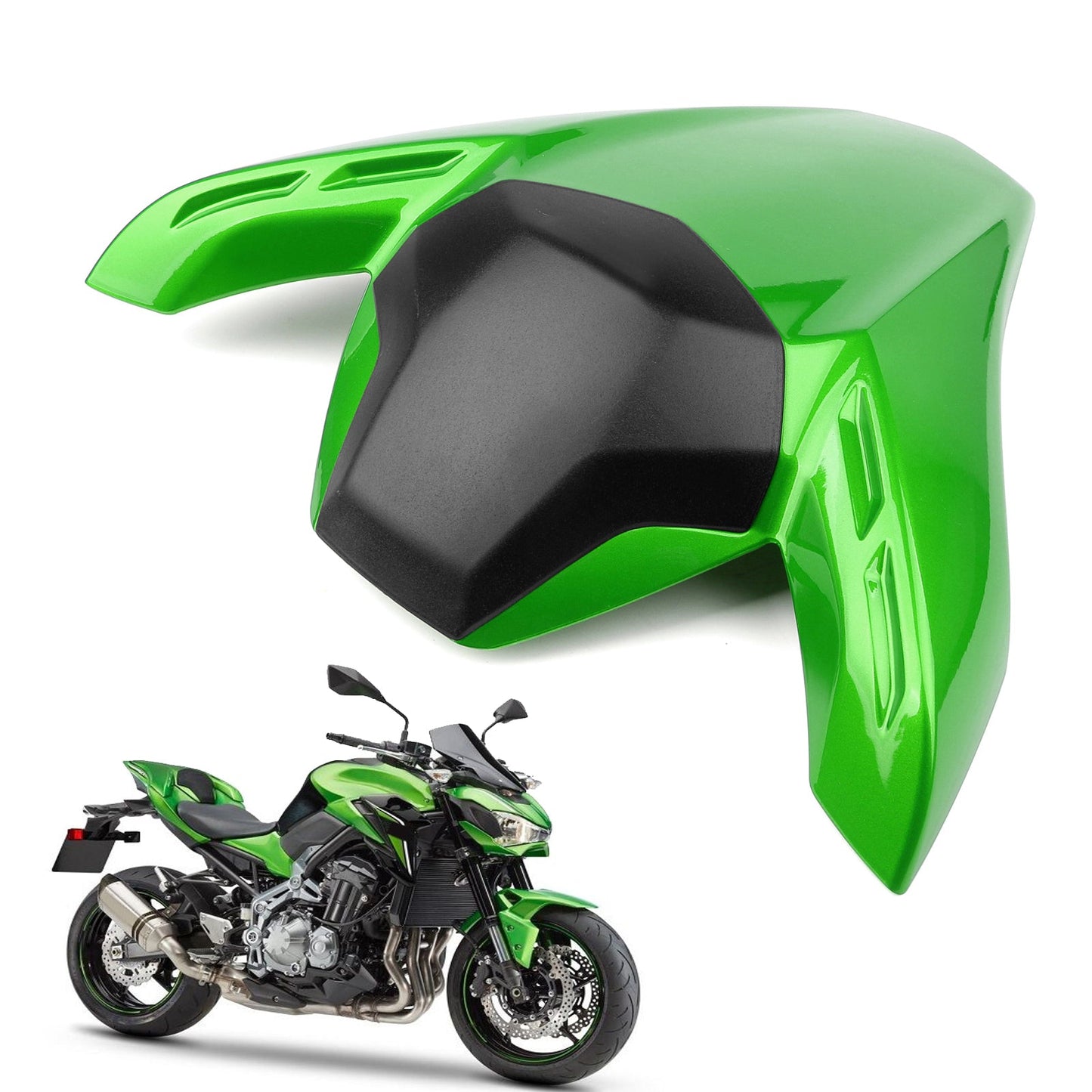 ABS Rear Seat Fairing Cover Cowl for Kawasaki Z900 Z ABS 2017-2019 MBlack