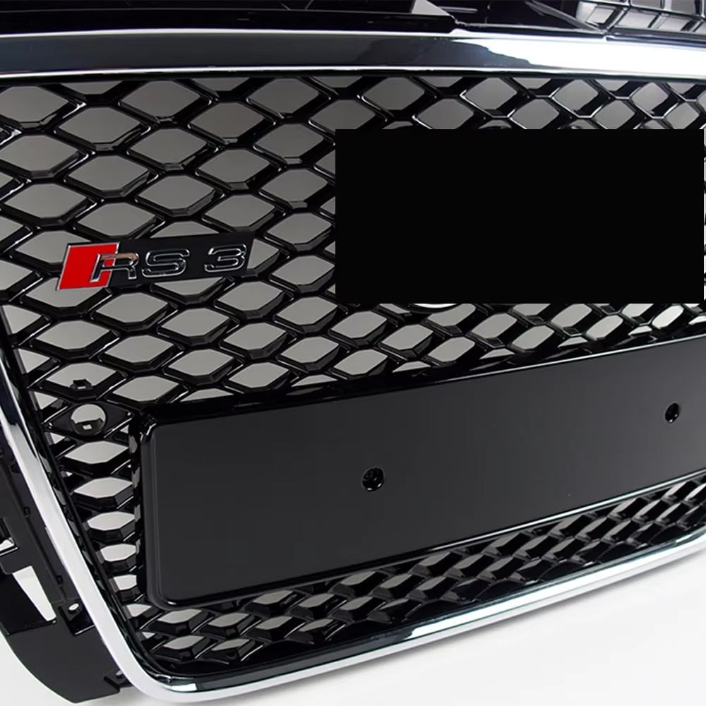 2008-2012 Audi A3 8P To RS3/R3 Honeycomb Style High Quality Grill Front Bumper Grille