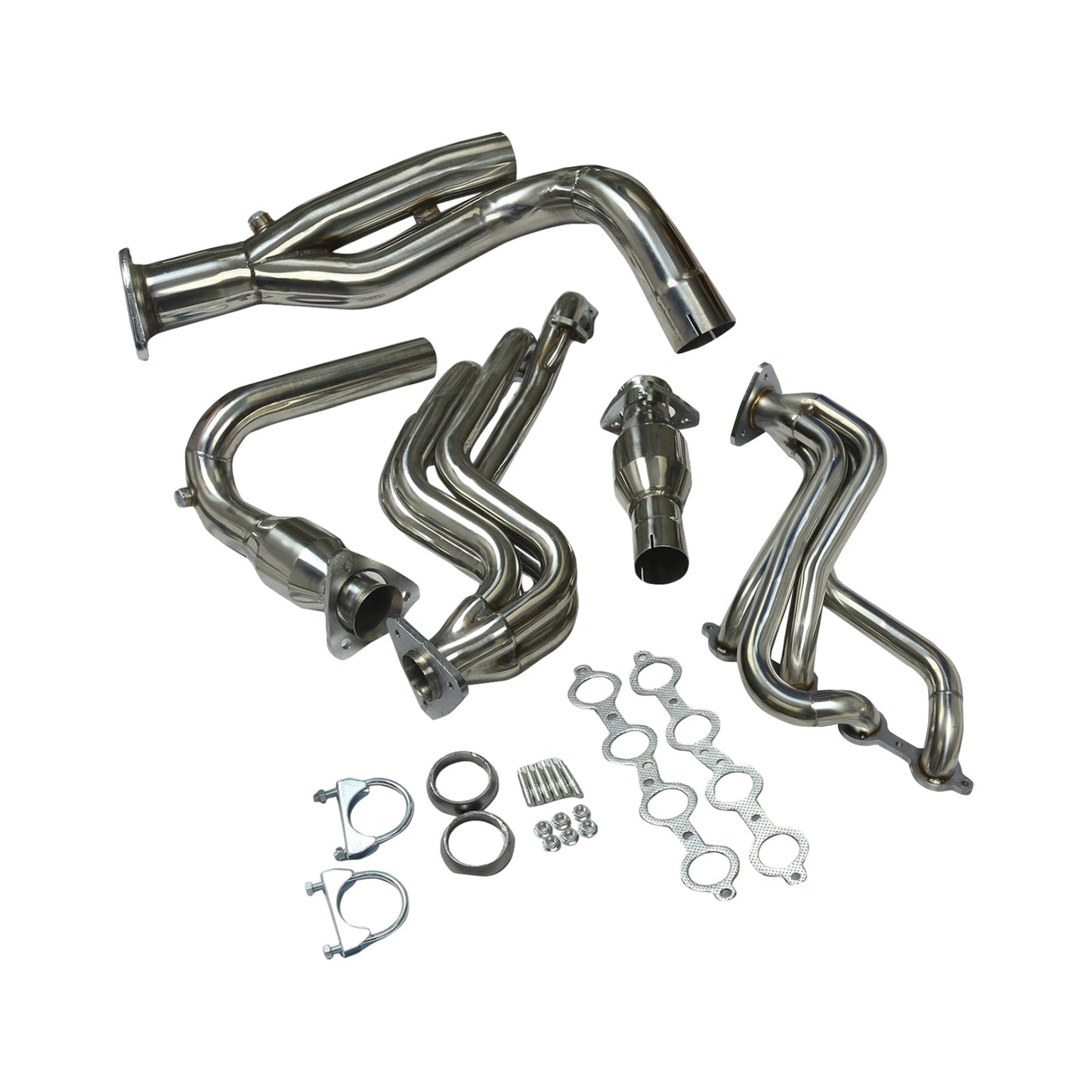 2000-2004 GMC Yukon XL 1500 Stainless Manifold Header Exhaust V8 Engine W/Y-Pipe