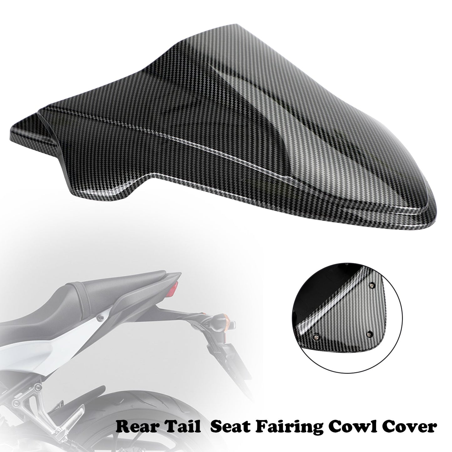 Rear Tail Seat Fairing Cowl Cover for Honda CB650R 2021-2022