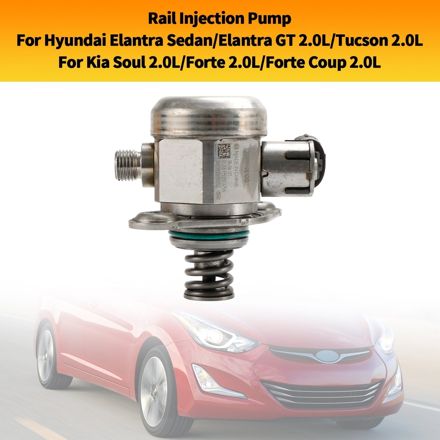 2014-2016 Hyundai Elantra Sedan Direct Injection High Pressure Fuel Pump 353202E100 HM10052 AU108002S01