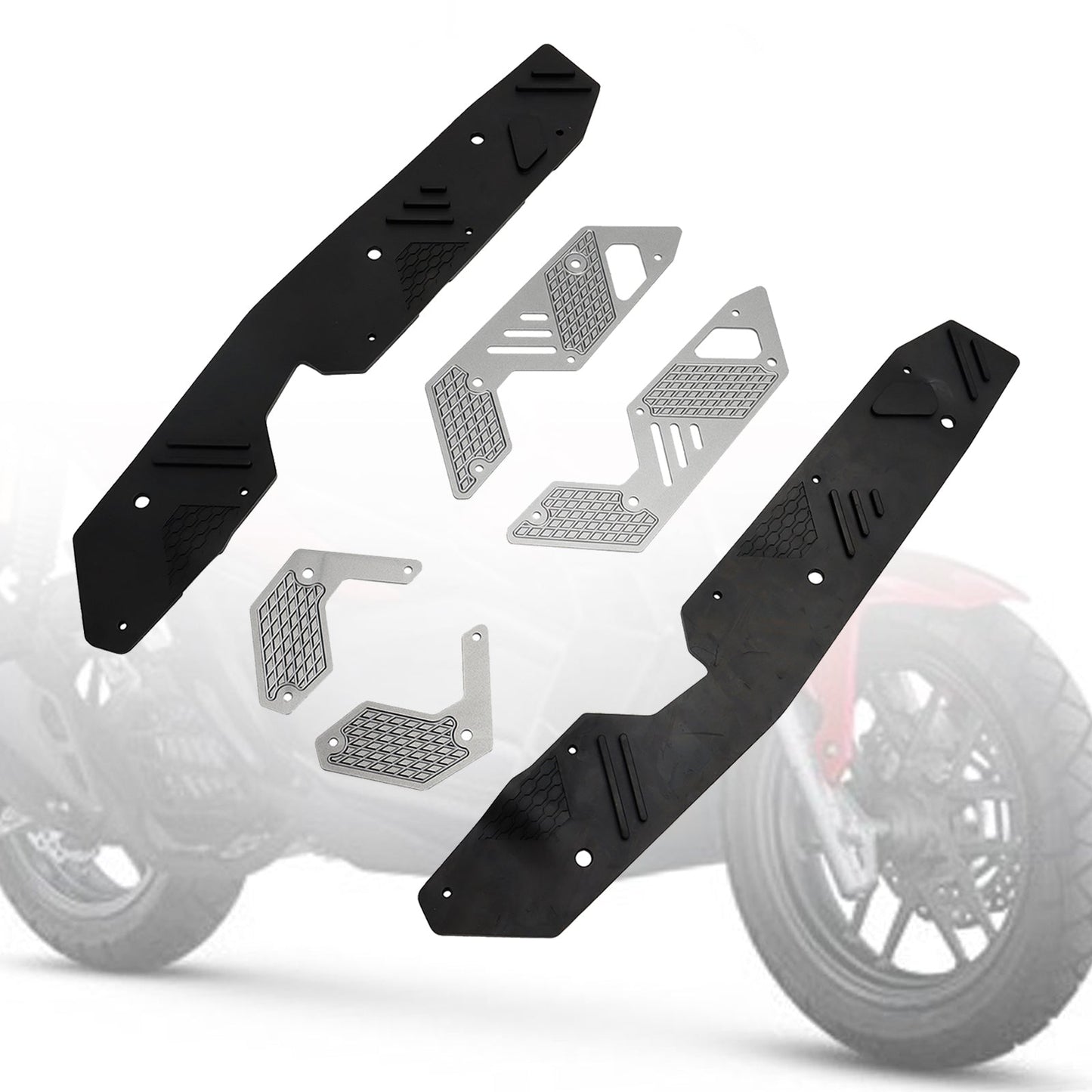 Footrest Foot Pegs Pedal Footboard Plate Guard fit for HONDA ADV160 2022-2023