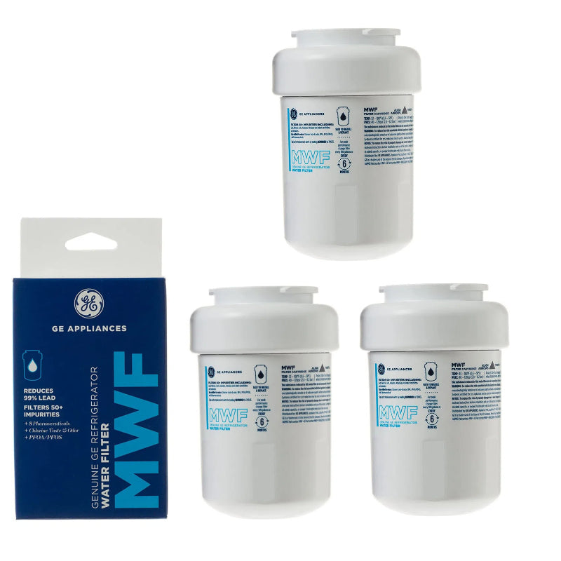 3Pack GE MWF Refrigerator Water Filter