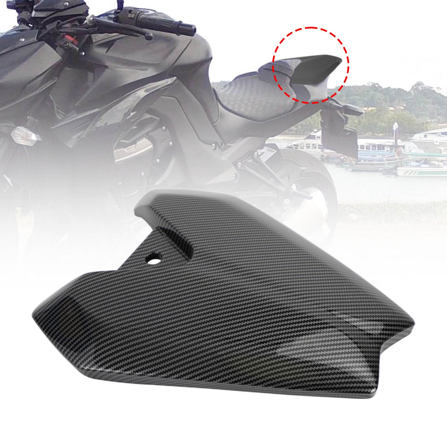 Motorcycle Rear Seat Fairing Cover Cowl for Kawasaki Z1000 2014-2022