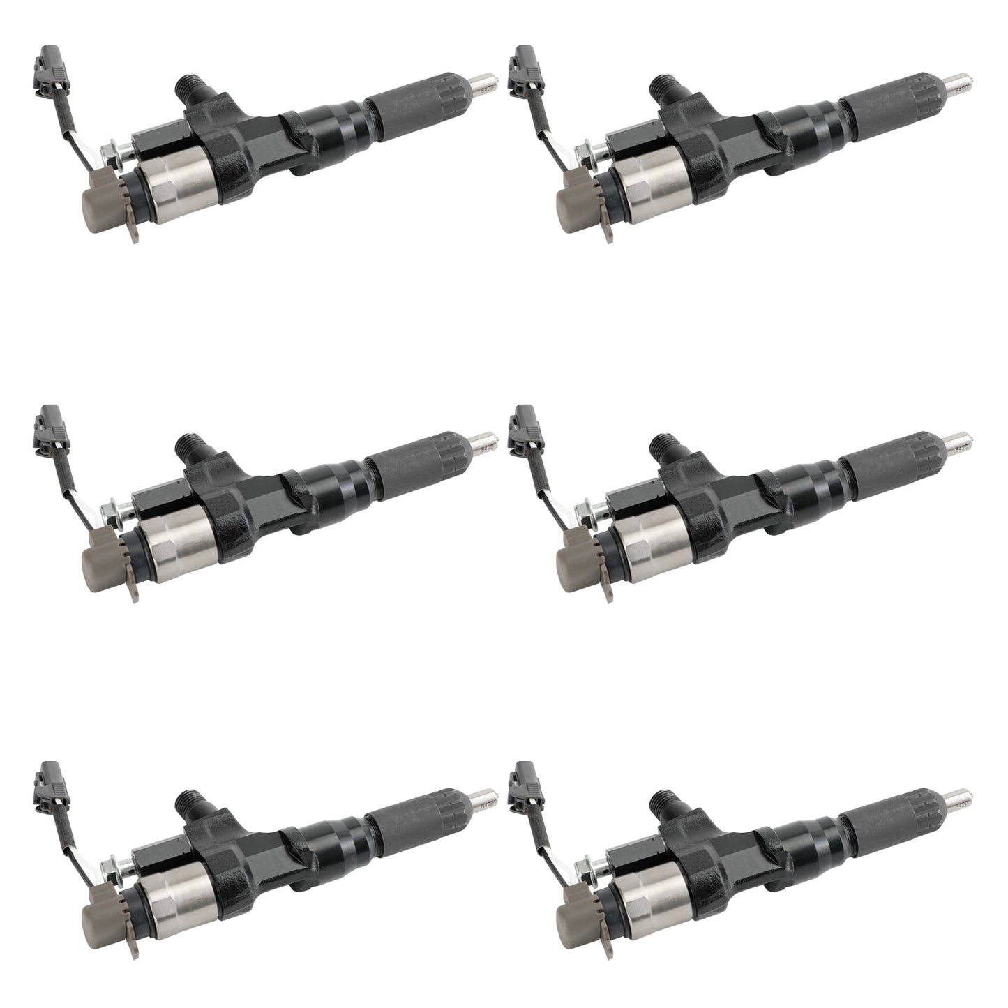 Hino 3.8L 4.7L 5.0L 6.5L 7.7L 6PCS Fuel Injectors 095000-6593 CB84034501S 095000-6594