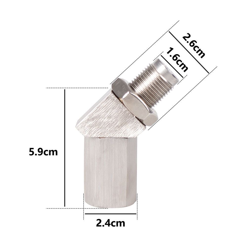 Fix P0420&P0421 Codes Mini Catalytic Converter Adapter CEL O2 Sensor Adapter M18X1.5