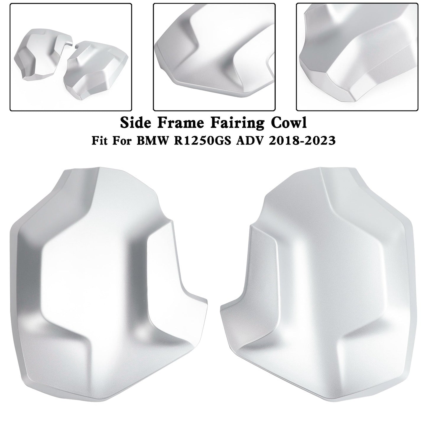 18-23 BMW R1250GS ADV Side Frame Fairing Cowl Guards Radiator Cover