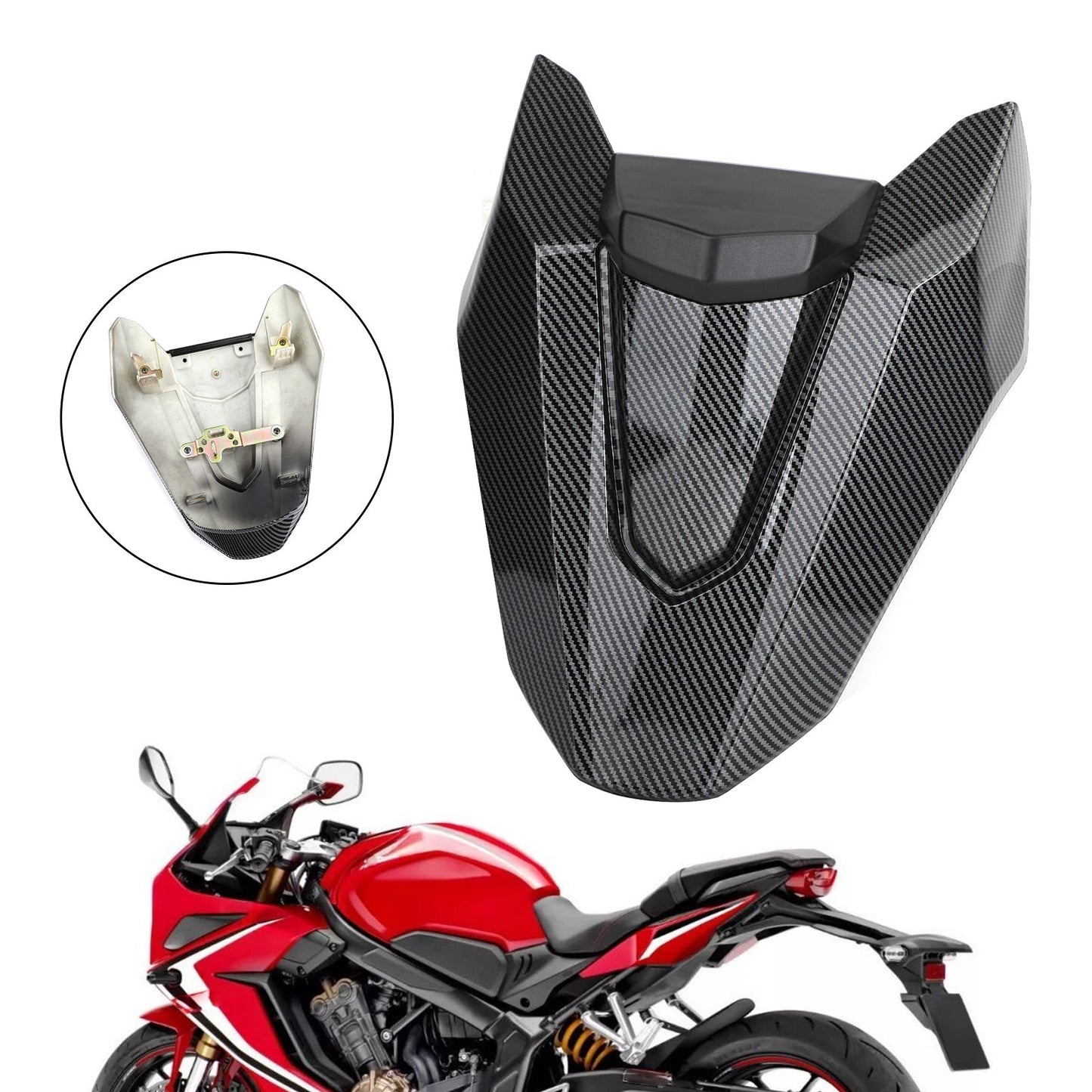 Honda CBR650R 2019-2020 Motorcycle Rear Seat Passenger Cover Cowl Fairing