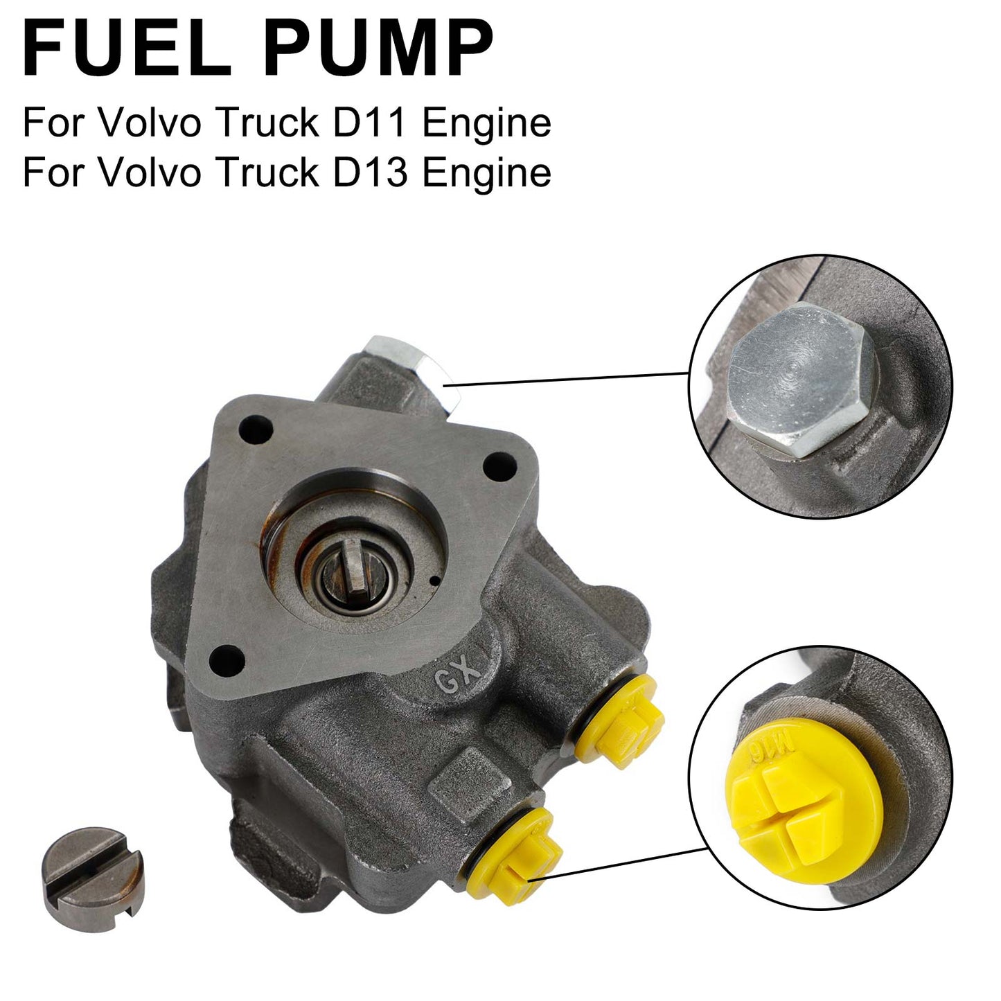 Volvo VN VNL VHD Series D11 D13 D16 Engine 85103778 Fuel Pump 20997341 15029990 11128165