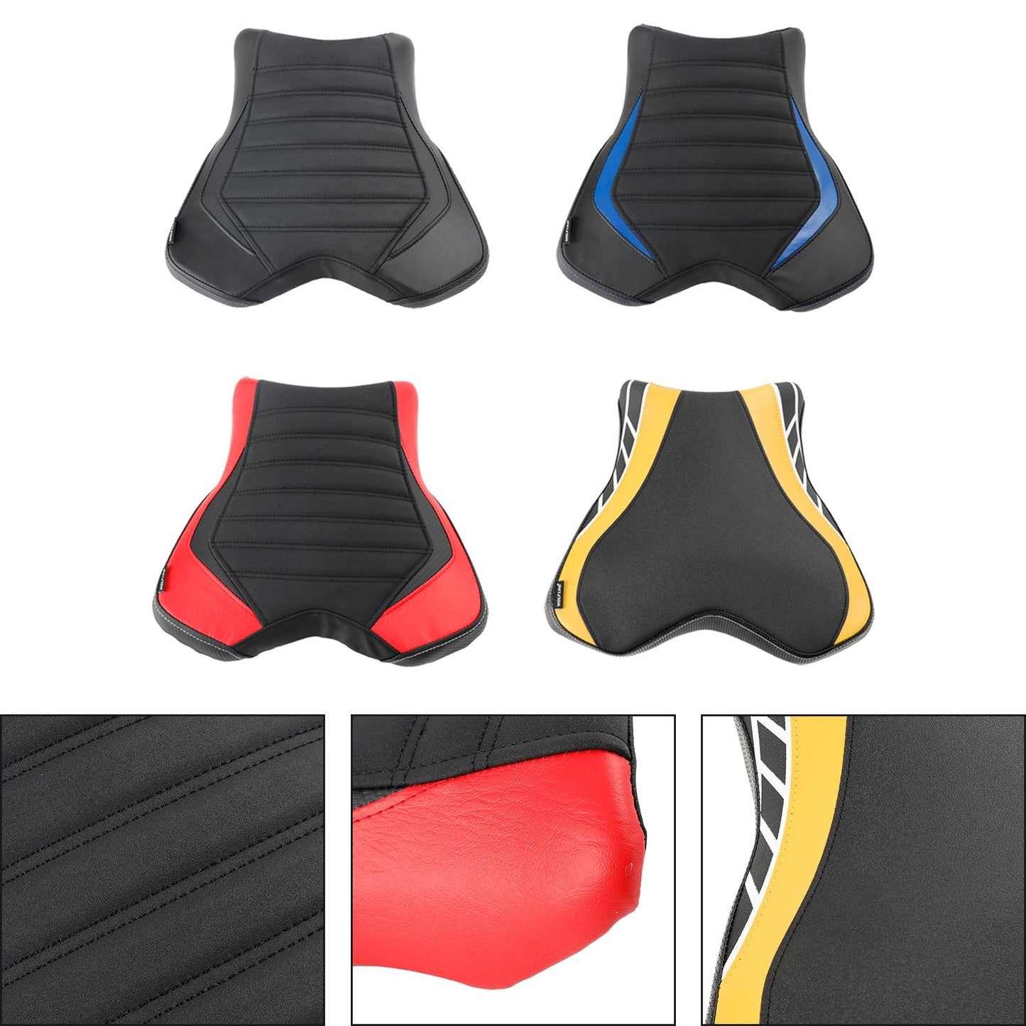 15-23 Yamaha Yzf-R1 Front Driver Raider Seat Pillion Saddle Fits Red  Yellow