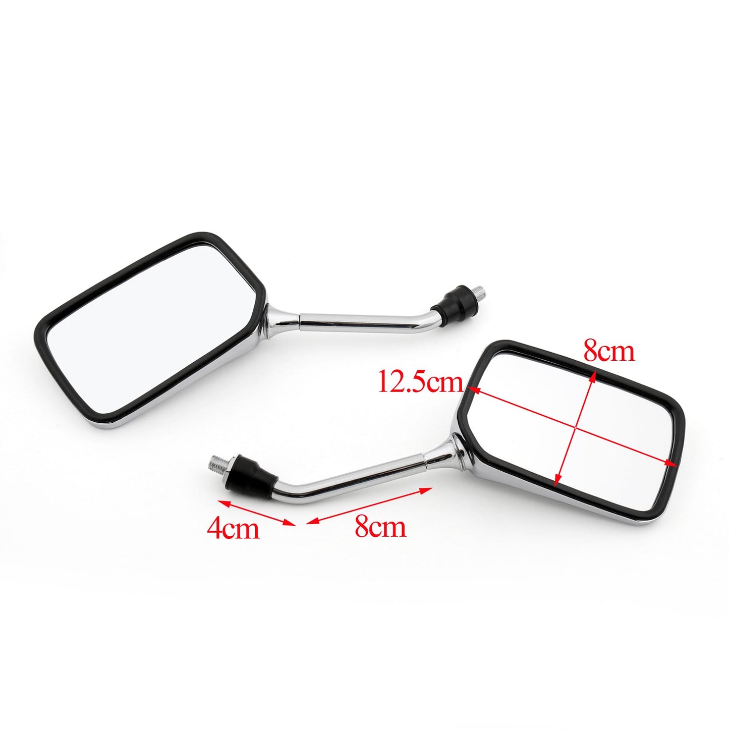 1 Pair Motorcycle Rearview Side Mirrors For Honda CB400 CB750 CB1000 CB1300