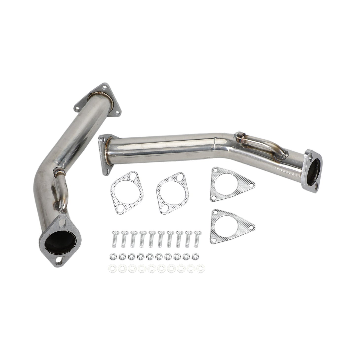 Infiniti Q50/Q60 Models 3.7L Engine 2.5" Stainless Steel Test Pipes Exhaust DownPipe Champoo