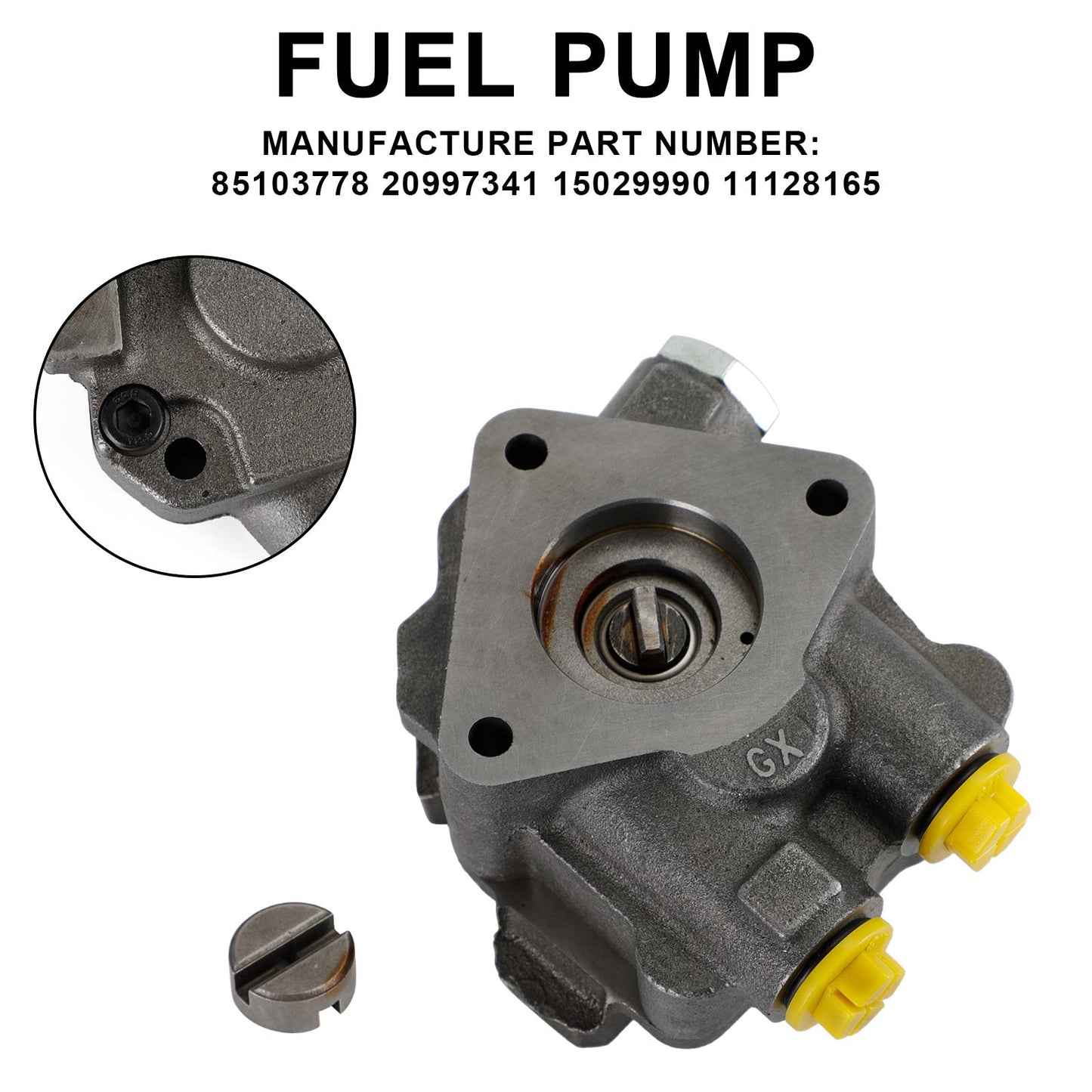 Volvo VN VNL VHD Series D11 D13 D16 Engine 85103778 Fuel Pump 20997341 15029990 11128165