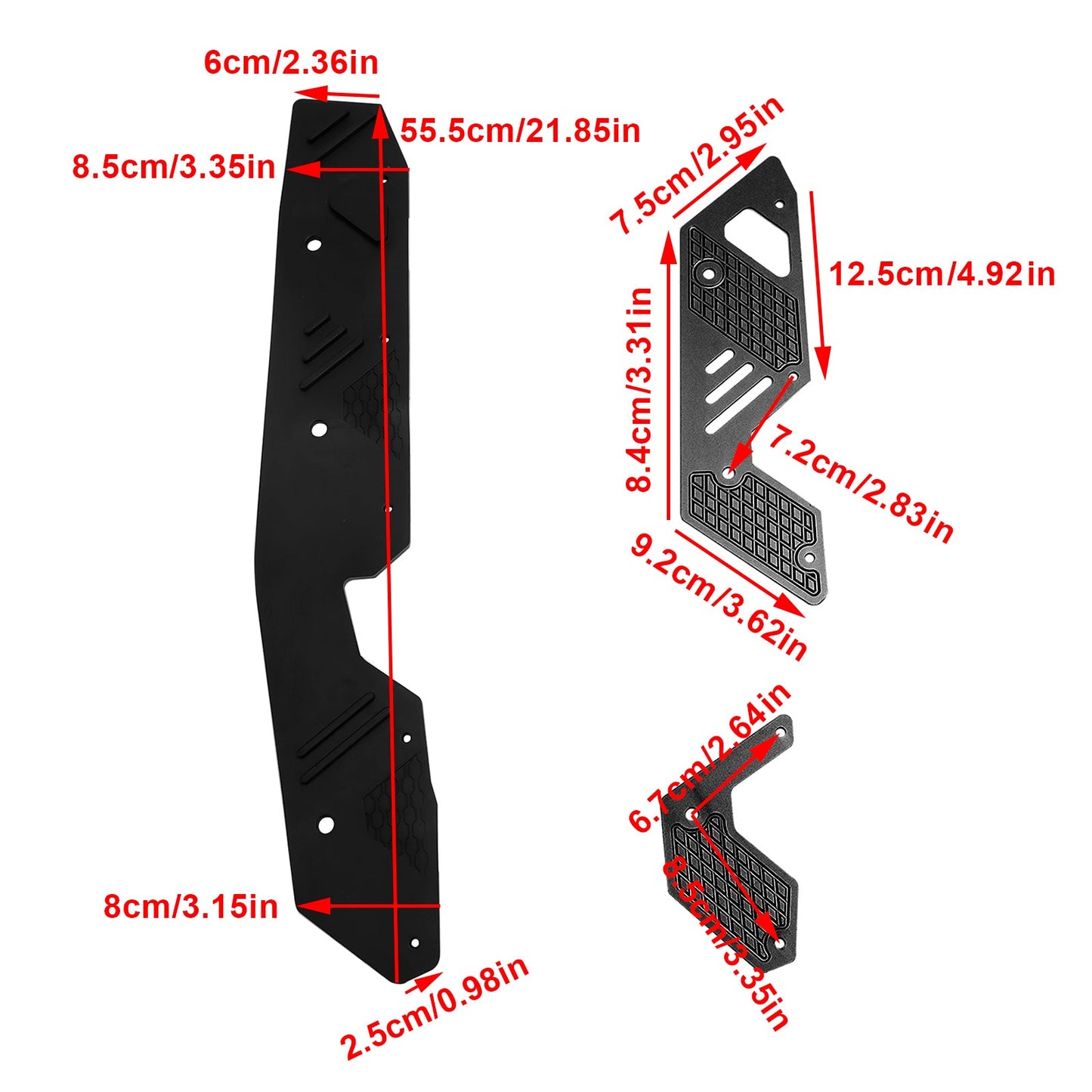 Footrest Foot Pegs Pedal Footboard Plate Guard fit for HONDA ADV160 2022-2023