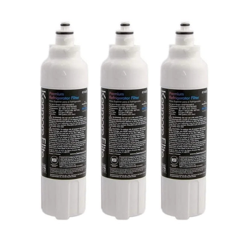 4Pack 9490 Kenmore Elite 46-9490 Replacement Refrigerator Water Filter