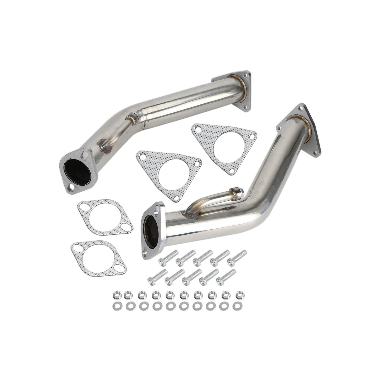 Infiniti Q50/Q60 Models 3.7L Engine 2.5" Stainless Steel Test Pipes Exhaust DownPipe Champoo