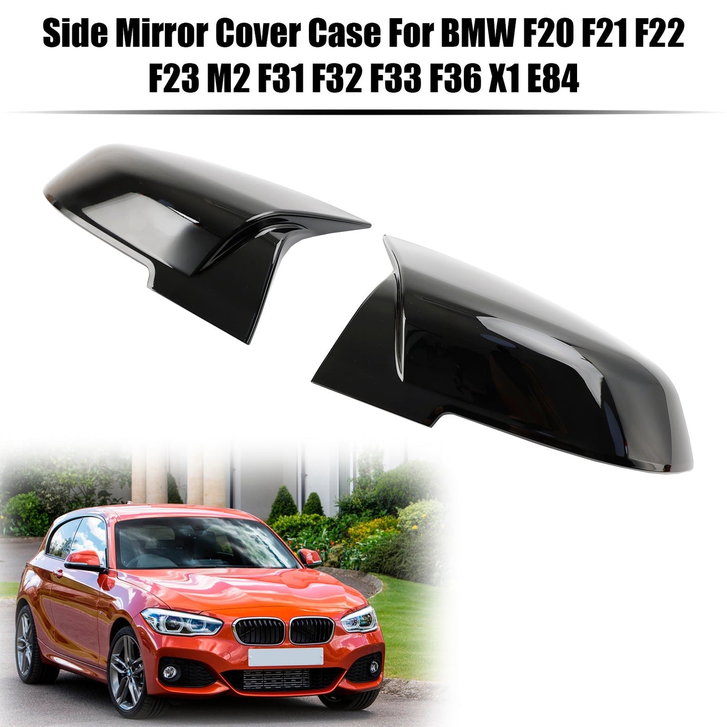 2012-2016 BMW 1 Series F20 F21 116i 118i 120i 125i 130i Hatchback Side Mirror Cover Case