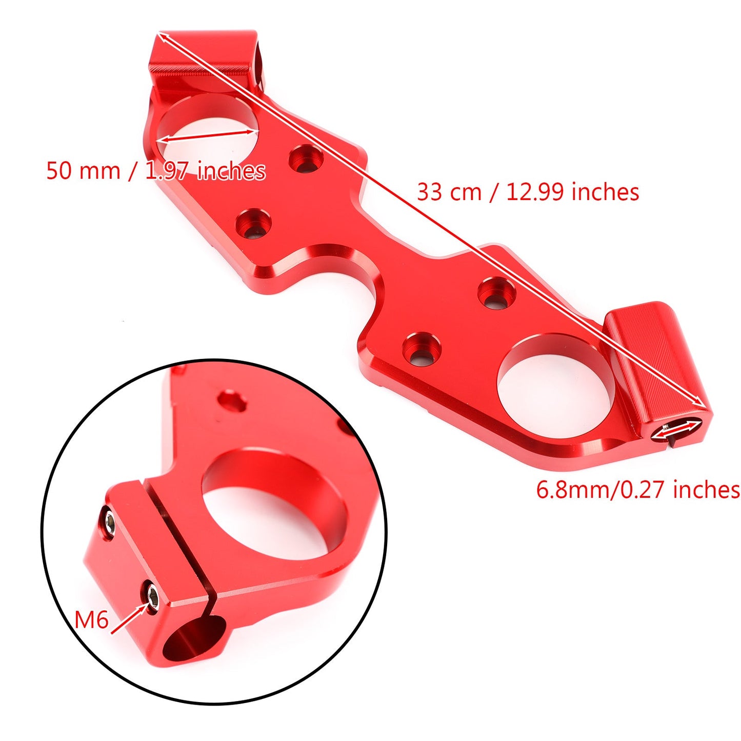 Lowering Triple Tree Front Upper Top Clamp for Suzuki GSX1300R 08-20 Hayabusa