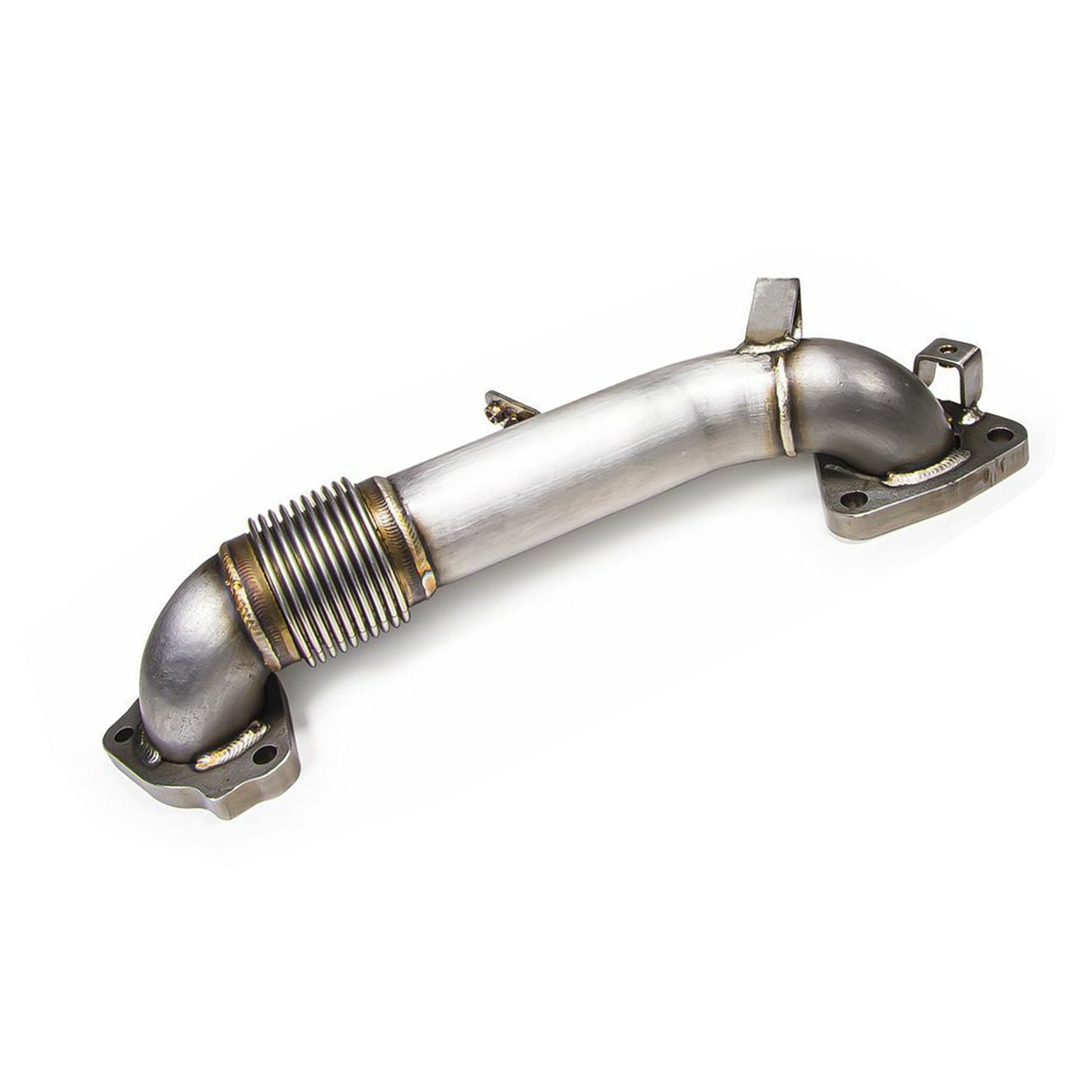 3.5" High Flow Exhaust Up Pipes For 2017-2020 Chevy 6.6L L5P Duramax Diesel Exhaust Manifold Header