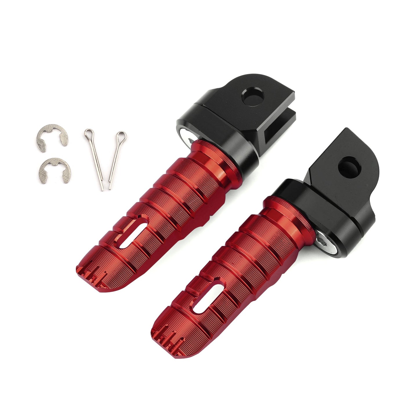 Front Footrests Foot Peg for HONDA CB125R CBR250RR CBR1000RR CB600F CB1100/RS/SX Red