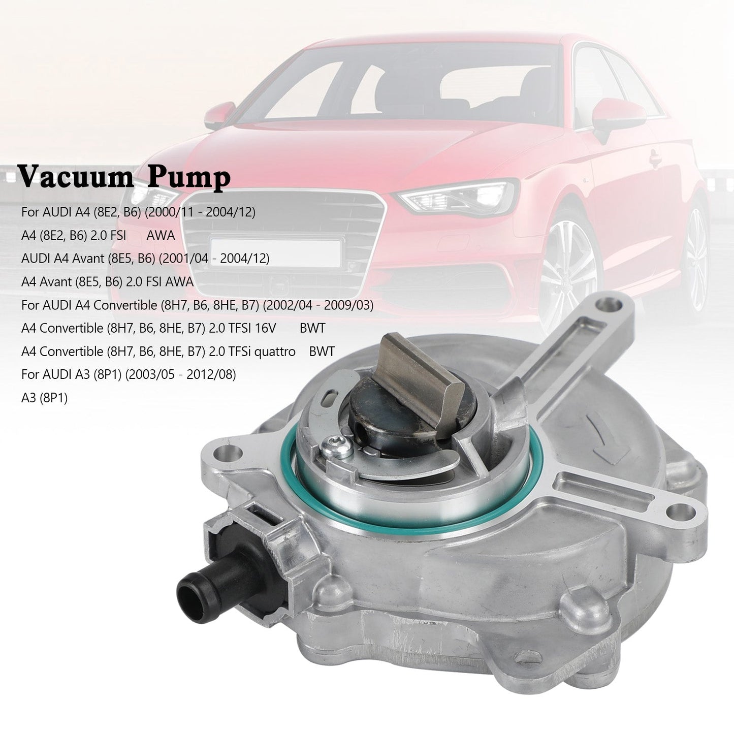 Vacuum Pump 06D145100G 72480720 5610036000 For Audi A3 A4 Seat Leon Exeo VW Golf V EOS 2.0 TFSI