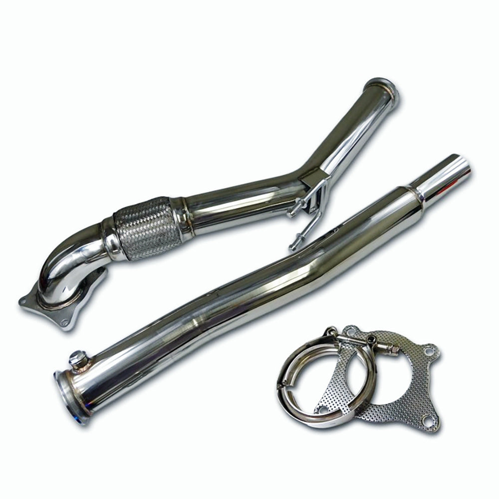 2006-2010 VW GTI MK5 2.0L/2.0T I4 DOHC 3'' Exhaust Downpipe Exhaust Manifold Flex Pipe Champoo