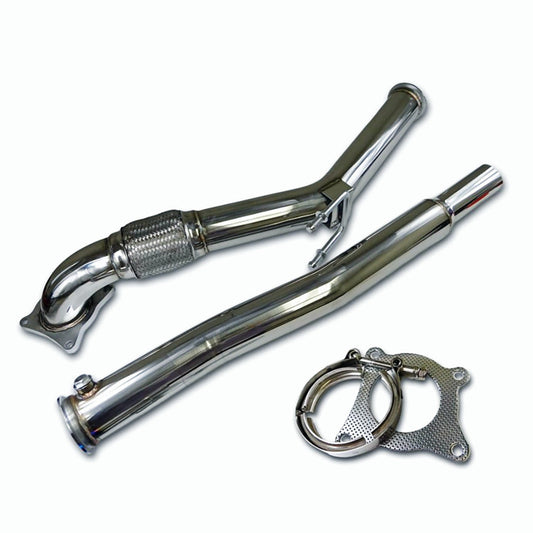 2006-2010 VW Jetta MK5 2.0L/2.0T I4 DOHC 3'' Exhaust Downpipe Exhaust Manifold Flex Pipe Champoo