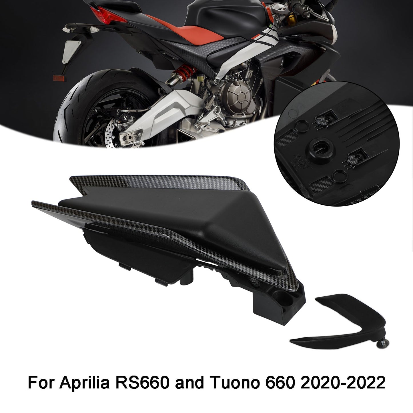 Rear Cowl Tail FAIRING Cover For Aprilia RS660 RSV4 Tuono 660 2020-2022