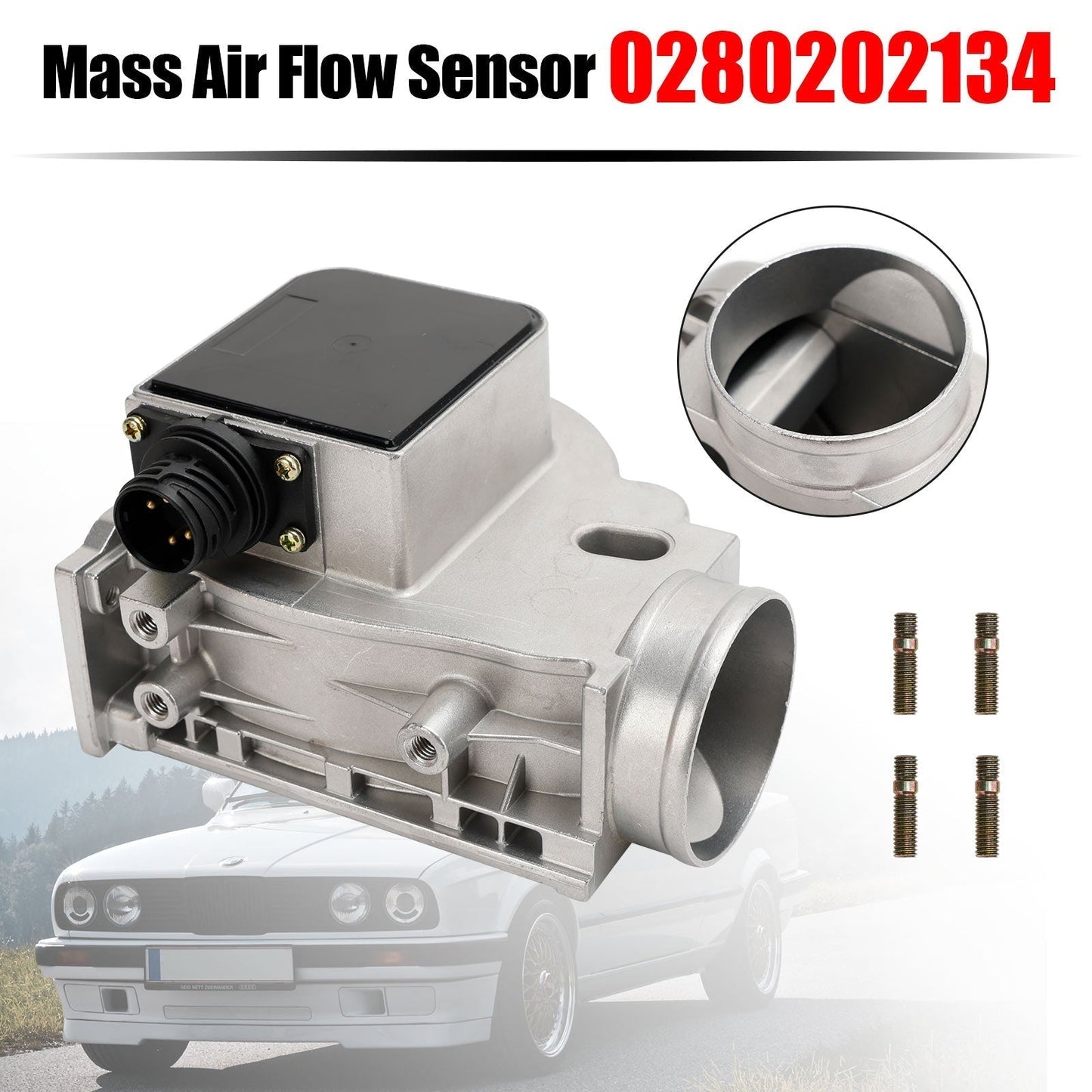 1995 BMW 318Ti 1.8L MAF Mass Air Flow Sensor 0280202134