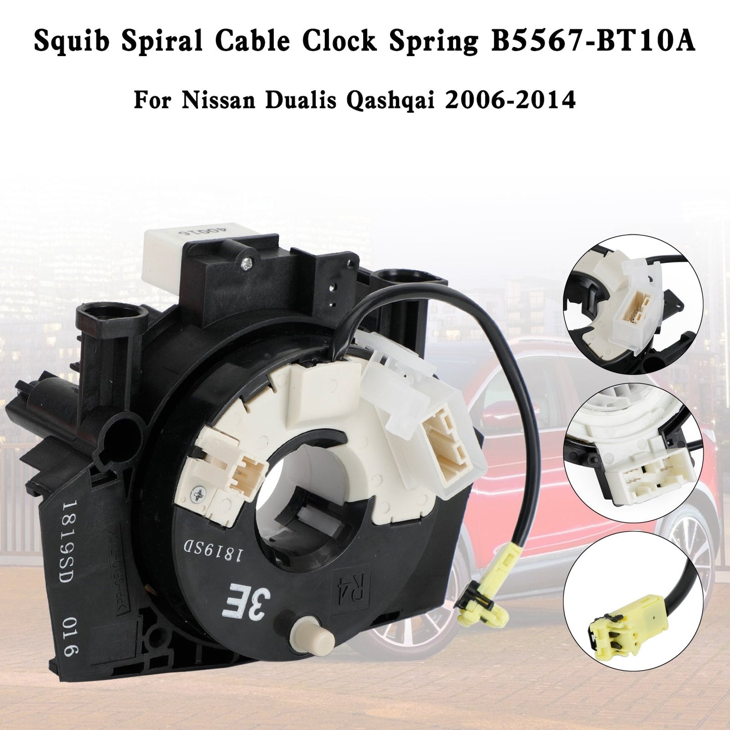 2006-2014 Nissan Dualis Qashqai B5567-BT10A Squib Spiral Cable Clock Spring