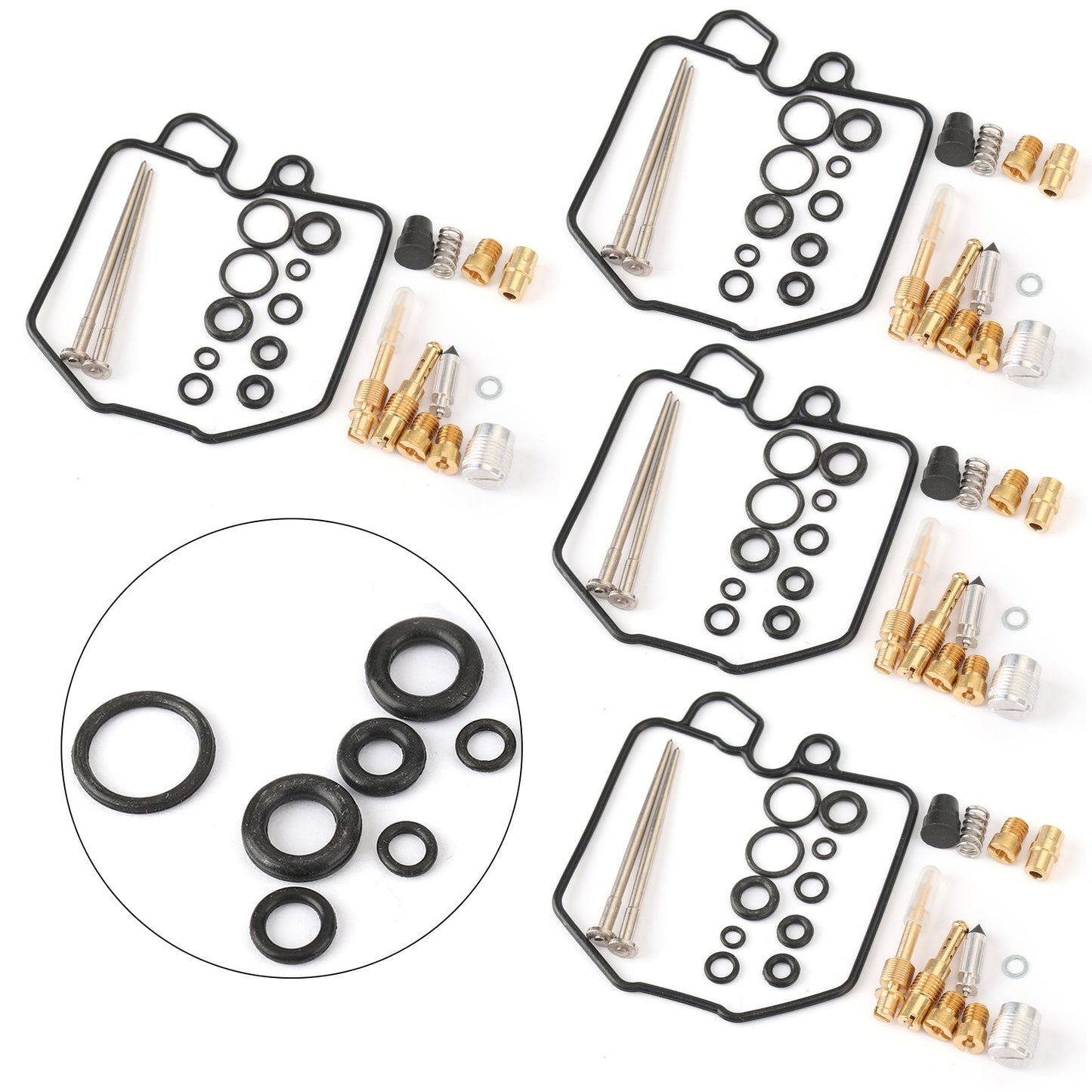 4PC Carburetor Repair Rebuild Kit For Honda CB750F CB750 F Super Sport 1980-1982